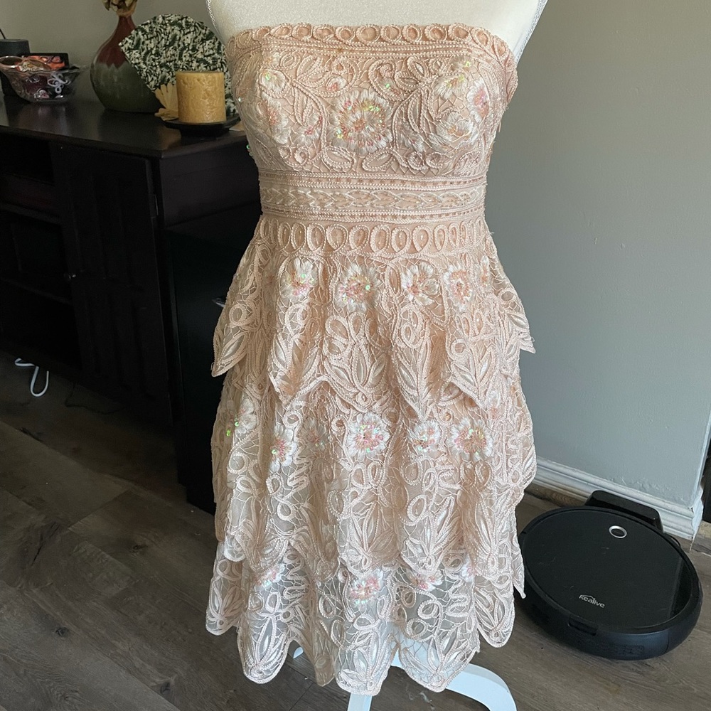 Sue Wong tiered party dress
